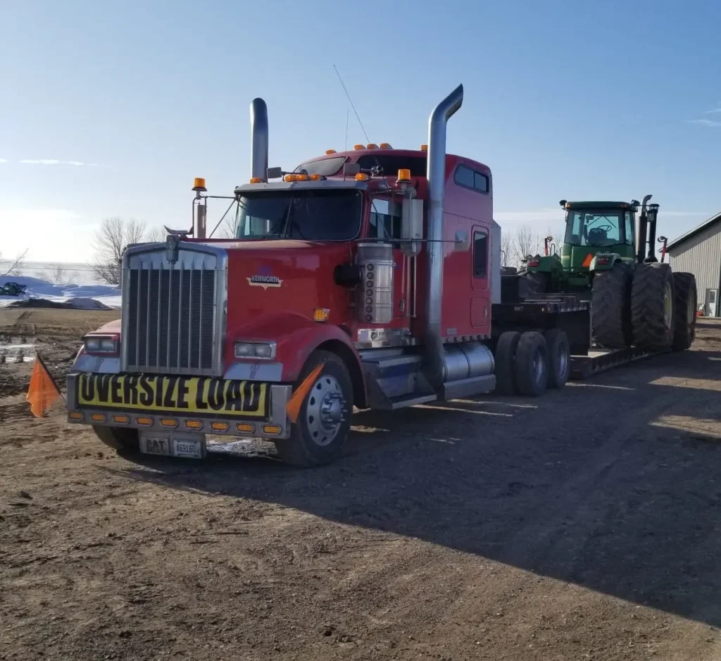 Hauling an Oversized Tractor